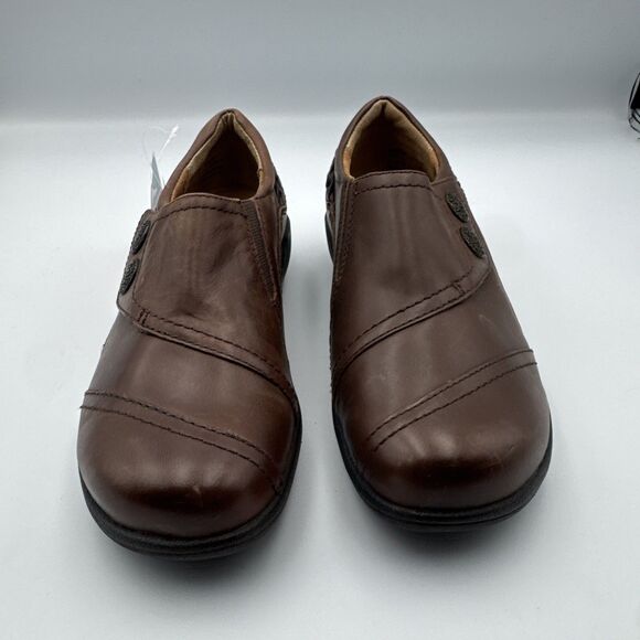 NEW Aetrex Karina Brown DM502 Leather Monk‎ Strap Casual Shoe ($140 ) US 5-5.5 - Picture 3 of 13
